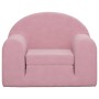 Sofá cama para niños felpa suave rosa von , Baby- und Kleinkindmöbel - Ref: Foro24-357021, Preis: 41,90 €, Rabatt: %