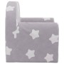 Sofá cama de niños felpa suave gris claro con estrellas von , Baby- und Kleinkindmöbel - Ref: Foro24-357016, Preis: 41,66 €, ...