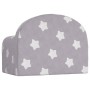 Sofá cama de niños felpa suave gris claro con estrellas von , Baby- und Kleinkindmöbel - Ref: Foro24-357016, Preis: 41,66 €, ...