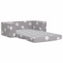 Sofá de niños de 2 plazas felpa suave gris claro con estrellas by , Baby and Toddler Furniture - Ref: Foro24-357028, Price: 5...