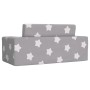 Sofá de niños de 2 plazas felpa suave gris claro con estrellas by , Baby and Toddler Furniture - Ref: Foro24-357028, Price: 5...