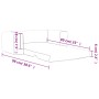 Sofá de niños de 2 plazas felpa suave gris claro con estrellas by , Baby and Toddler Furniture - Ref: Foro24-357028, Price: 5...