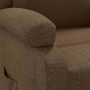 Sillón reclinable de tela marrón de , Sillones - Ref: Foro24-340183, Precio: 218,47 €, Descuento: %