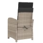Sillón reclinable jardín y reposapiés 2 uds ratán PE gris claro von , Gartenstühle - Ref: Foro24-365246, Preis: 284,43 €, Rab...
