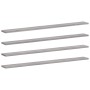 Estantes pared 4 uds madera ingeniería gris Sonoma 100x10x1,5cm by , Shelves - Ref: Foro24-838287, Price: 22,01 €, Discount: %