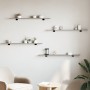 Estantes pared 4 uds madera ingeniería gris Sonoma 100x10x1,5cm by , Shelves - Ref: Foro24-838287, Price: 22,01 €, Discount: %