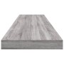 Estantes pared 4 uds madera ingeniería gris Sonoma 100x10x1,5cm by , Shelves - Ref: Foro24-838287, Price: 22,01 €, Discount: %