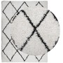 Alfombra de pelo largo moderna PAMPLONA crema y negro 300x400cm de , Alfombras - Ref: Foro24-375374, Precio: 197,34 €, Descue...