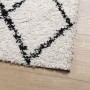 Alfombra de pelo largo moderna PAMPLONA crema y negro 300x400cm de , Alfombras - Ref: Foro24-375374, Precio: 197,34 €, Descue...