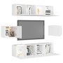 Set de muebles de salón TV 6 piezas madera de ingeniería blanco von , TV-Möbel - Ref: Foro24-3078682, Preis: 191,56 €, Rabatt: %