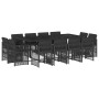 Set comedor de jardín con cojines 13 pzas ratán sintético negro von , Gartensets - Ref: Foro24-3211039, Preis: 739,77 €, Raba...
