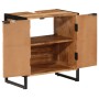 Mueble de baño madera maciza de acacia y hierro 55x35x60 cm by , Bathroom furniture - Ref: Foro24-372747, Price: 229,03 €, Di...
