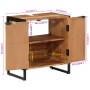Mueble de baño madera maciza de acacia y hierro 55x35x60 cm by , Bathroom furniture - Ref: Foro24-372747, Price: 229,03 €, Di...