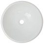 Lavabo de baño redondo con grifo mezclador cerámica blanco by , Sinks - Ref: Foro24-275495, Price: 97,80 €, Discount: %