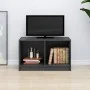 Gray pine solid wood TV cabinet 70x33x42 cm by vidaXL, TV Furniture - Ref: Foro24-809944, Price: 32,80 €, Discount: %