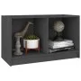 Gray pine solid wood TV cabinet 70x33x42 cm by vidaXL, TV Furniture - Ref: Foro24-809944, Price: 32,80 €, Discount: %