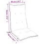 Cojines para silla respaldo alto 2 uds tela Oxford cuadros rojo by , Cushions for chairs and sofas - Ref: Foro24-377641, Pric...