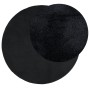 Alfombra de pelo corto OVIEDO negro Ø 160 cm de , Alfombras - Ref: Foro24-375568, Precio: 71,51 €, Descuento: %