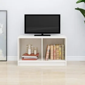 Solid white pine wood TV cabinet 70x33x42 cm by vidaXL, TV Furniture - Ref: Foro24-809943, Price: 34,01 €, Discount: %