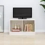 Massiver TV-Schrank aus weißem Kiefernholz, 70 x 33 x 42 cm von vidaXL, TV-Möbel - Ref: Foro24-809943, Preis: 34,16 €, Rabatt: %
