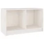 Massiver TV-Schrank aus weißem Kiefernholz, 70 x 33 x 42 cm von vidaXL, TV-Möbel - Ref: Foro24-809943, Preis: 34,16 €, Rabatt: %
