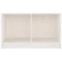 Massiver TV-Schrank aus weißem Kiefernholz, 70 x 33 x 42 cm von vidaXL, TV-Möbel - Ref: Foro24-809943, Preis: 34,16 €, Rabatt: %