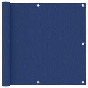 Toldo para balcón tela oxford azul 90x400 cm