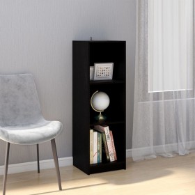 Black pine wood shelving/space divider 36x33x110 cm by vidaXL, Bookcases and shelves - Ref: Foro24-809940, Price: 61,42 €, Di...