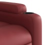 Sillón de masaje reclinable de cuero artificial rojo tinto by , Armchairs - Ref: Foro24-3204541, Price: 270,87 €, Discount: %