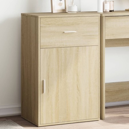 Armario almacenaje madera ingeniería roble Sonoma 56,5x39x90 cm de , Taquillas y armarios de almacenamiento - Ref: Foro24-840...
