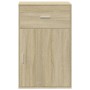 Armario almacenaje madera ingeniería roble Sonoma 56,5x39x90 cm de , Taquillas y armarios de almacenamiento - Ref: Foro24-840...