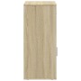 Armario almacenaje madera ingeniería roble Sonoma 56,5x39x90 cm de , Taquillas y armarios de almacenamiento - Ref: Foro24-840...