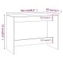 3-teiliges Esszimmerset aus weißem Sperrholz von vidaXL, Möbelsets für Küchen und Esszimmer - Ref: Foro24-809476, Preis: 97,4...