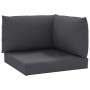 Cojines para palets 3 unidades tela Oxford gris antracita von , Kissen für Stühle und Sofas - Ref: Foro24-361773, Preis: 59,4...