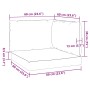 Cojines para palets 3 unidades tela Oxford gris antracita von , Kissen für Stühle und Sofas - Ref: Foro24-361773, Preis: 59,4...