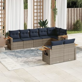 Comprar Set de sofás de jardín 8 pzas con cojines