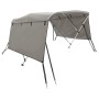 Toldo bimini 3 arcos con paredes laterales 183x(137-152)x137 cm von , Aufbewahrungsabdeckungen für Boote - Ref: Foro24-94822,...