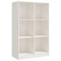 Regal aus massivem weißem Kiefernholz, 70 x 33 x 110 cm von vidaXL, Bücherregale und Regale - Ref: Foro24-809955, Preis: 92,5...