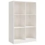 Solid white pine wood shelf 70x33x110 cm by vidaXL, Bookcases and shelves - Ref: Foro24-809955, Price: 91,58 €, Discount: %