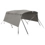 Toldo bimini 4 arcos con paredes laterales 243x(200-213)x137 cm de , Cubiertas para almacenamiento de barcas - Ref: Foro24-94...