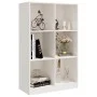 Solid white pine wood shelf 70x33x110 cm by vidaXL, Bookcases and shelves - Ref: Foro24-809955, Price: 91,58 €, Discount: %