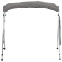 Toldo bimini 4 arcos con paredes laterales 243x(200-213)x137 cm de , Cubiertas para almacenamiento de barcas - Ref: Foro24-94...