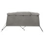 Toldo bimini 4 arcos con paredes laterales 243x(200-213)x137 cm de , Cubiertas para almacenamiento de barcas - Ref: Foro24-94...