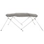 Toldo bimini 4 arcos con paredes laterales 243x(200-213)x137 cm de , Cubiertas para almacenamiento de barcas - Ref: Foro24-94...