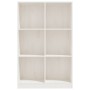 Regal aus massivem weißem Kiefernholz, 70 x 33 x 110 cm von vidaXL, Bücherregale und Regale - Ref: Foro24-809955, Preis: 92,5...