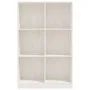 Solid white pine wood shelf 70x33x110 cm by vidaXL, Bookcases and shelves - Ref: Foro24-809955, Price: 91,58 €, Discount: %