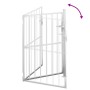 Puerta de jardín de acero inoxidable 100x150 cm de , Puertas de jardín - Ref: Foro24-376471, Precio: 166,27 €, Descuento: %