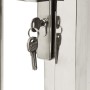 Puerta de jardín de acero inoxidable 100x150 cm de , Puertas de jardín - Ref: Foro24-376471, Precio: 166,27 €, Descuento: %