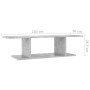 Mueble de TV de pared gris hormigón 103x30x26,5 cm von , TV-Möbel - Ref: Foro24-806984, Preis: 38,66 €, Rabatt: %