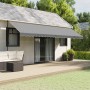 Tela de cenefa de toldo de repuesto rayas gris antracita 6 m de , Toldos - Ref: Foro24-367767, Precio: 16,20 €, Descuento: %